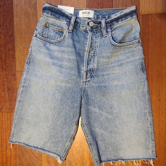 Agolde 90’s Pinch Waist Shorts: Size 24 - Picture 1 of 4